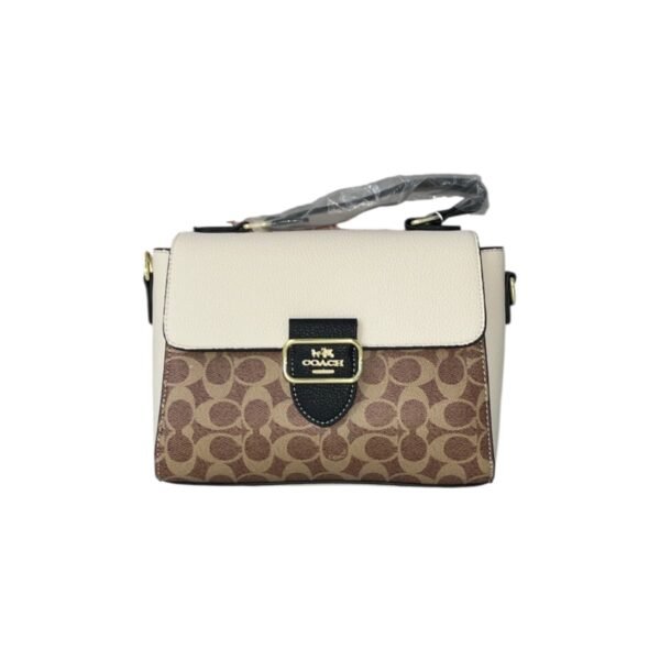 Box Bolso C Blanco Café